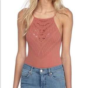 Free People Solstice Bodysuit- Copper